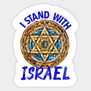 I Stand With Israel Sticker